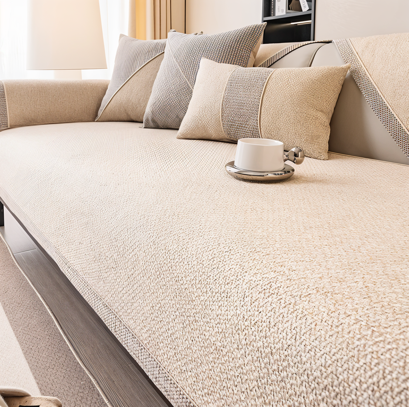 Lunara Sofahoes | Katoen & Polyester | Antislip & Ademend | Minimalistisch Design