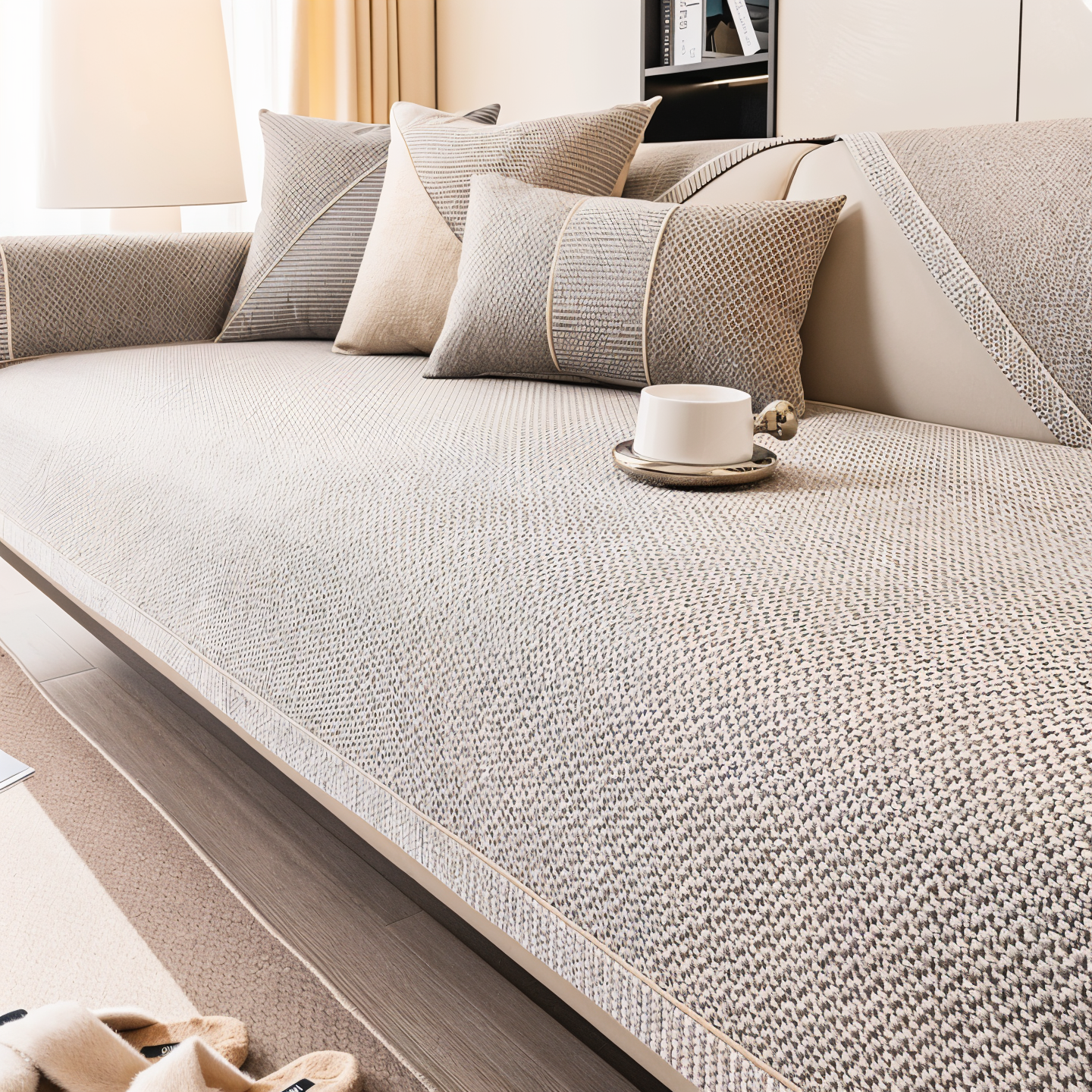 Lunara Sofahoes | Katoen & Polyester | Antislip & Ademend | Minimalistisch Design