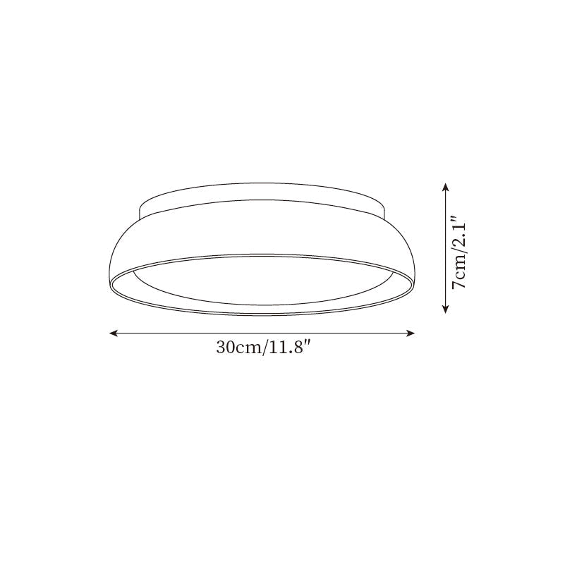 Kaia Plafondlamp | Travertin & Hout | Warm 3000K LED Licht | Minimalistisch Design