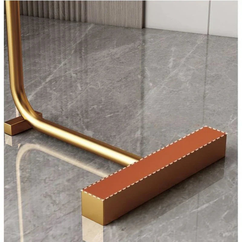 Liva Bijzettafel | C-vormig Design | Hout & Metaal | Voor Bank of Bed